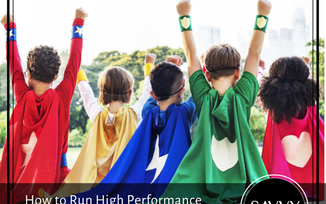 How to run high performance meetings!