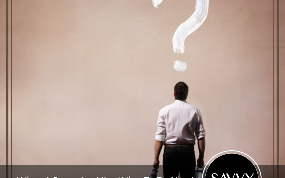 When A Recession Hits: What To Do Next!