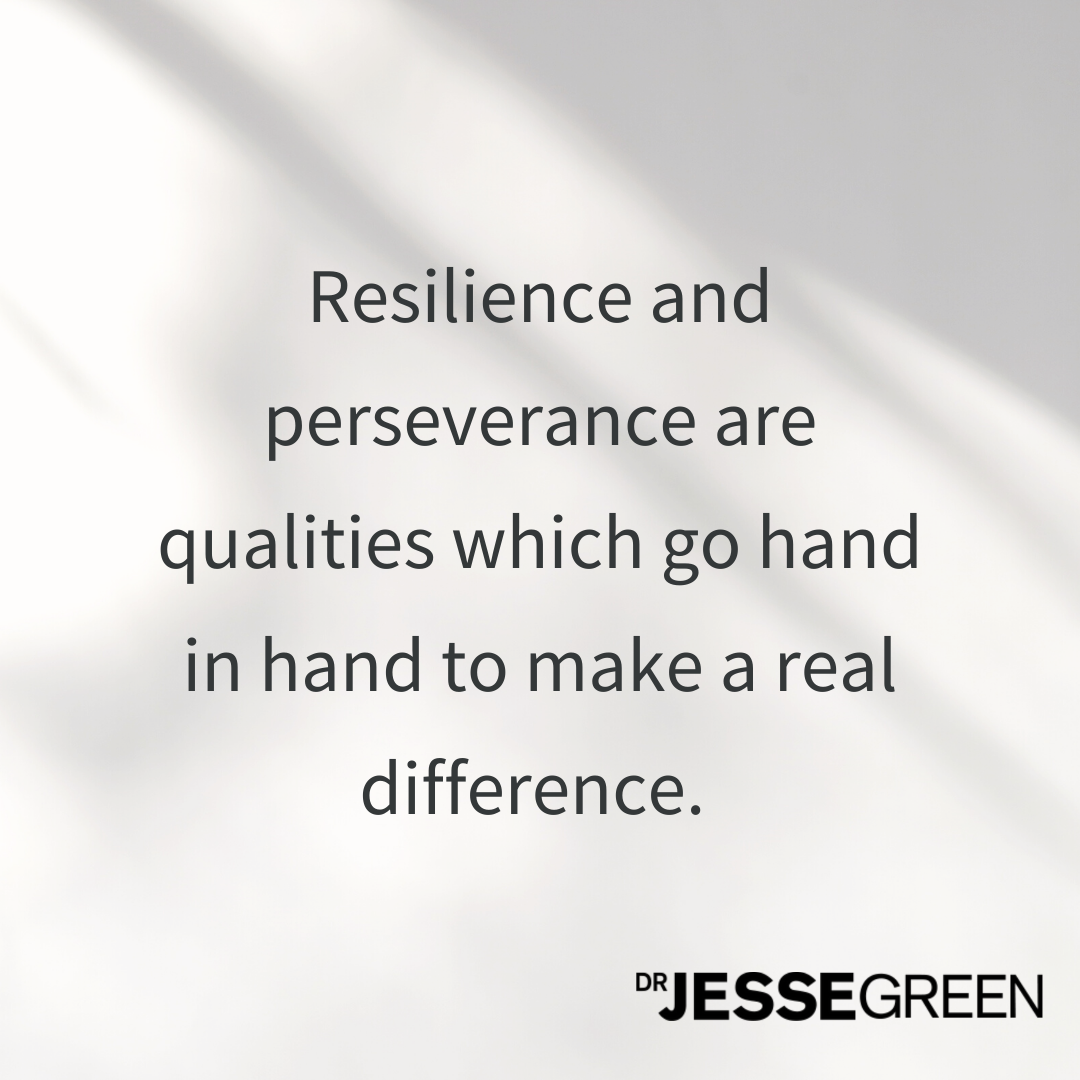 Black and white quote bout resilience
