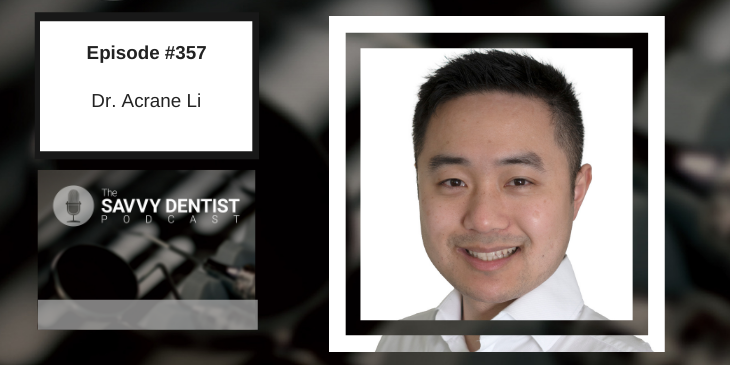 357. How to successfully introduce CBCT into your Dental Practice – Dr Acrane Li